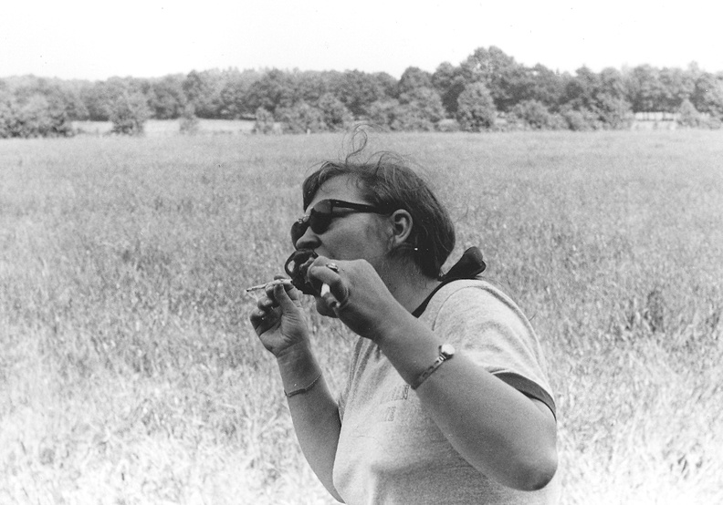 31 Scouting 11-8-1973 Leidersweekend (13) Akela Ans van Essen