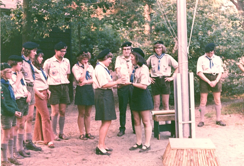 11 Scouting 8-9-1973 Afscheid Akela van Essen