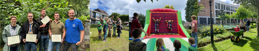 Leuke seizoen afsluiting én vier jubilarissen bij Scouting Teylersgroep